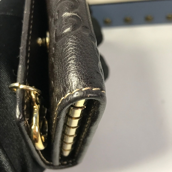 💯 Original GUCCIImprime Monogram GG Pierce 6 Key Case Black - Picture 13 of 16